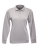 Ladie's Long Sleeve Original Polo - Heather Grey