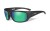 Matte Black Frame - Polarized Emerald Lens